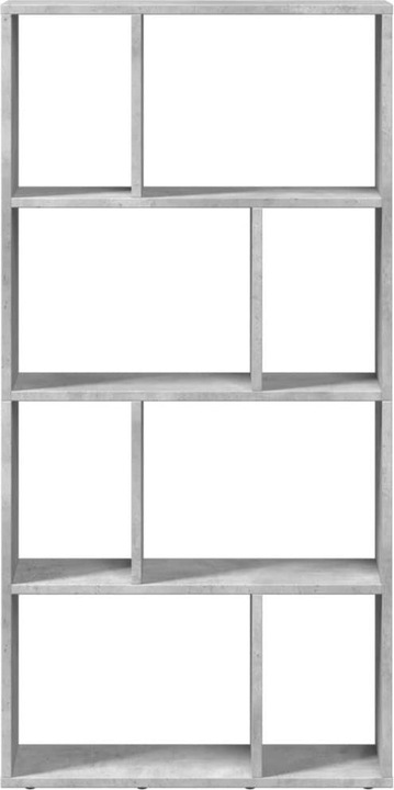 Actual product image VidaXL Bookcase Room divider Standing shelf File shelf Office shelf Shelf Concrete grey (60 x 20 x 120 cm)