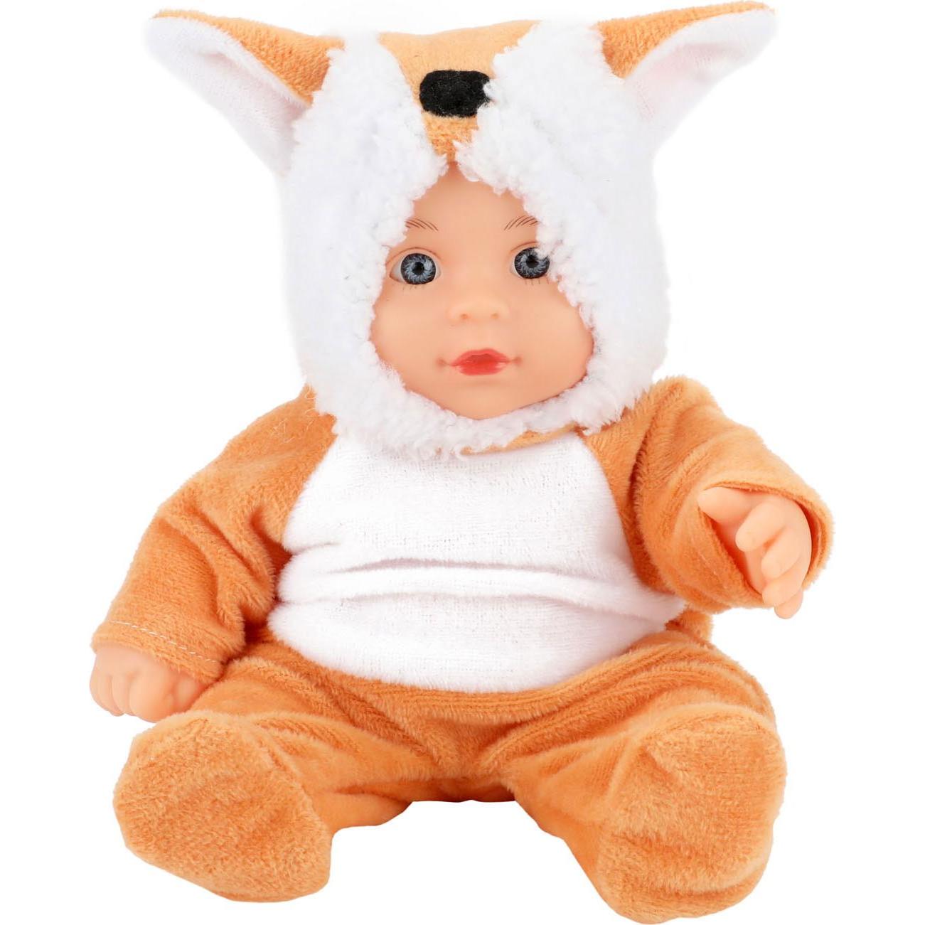 Toi-Toys Baby Beau Babypuppe im Tierkostüm – Fuchs