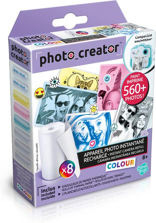 Canal Toys Instant Camera Refill Kit 8x Foto-Papier + Sticker (10 pcs.)