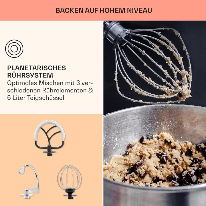 Image du produit Klarstein Küchenmaschine mit Fleischwolf und Mixer (2000 W, 5 l)