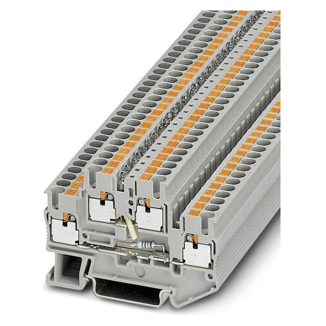 Phoenix Contact 3211472 Anschlussblock 4 Grau, Elektronikkabel + Stecker, Grau