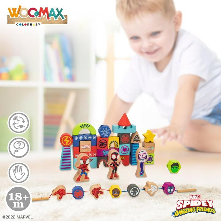 Image du produit Kit de construction Spidey, 33 pièces (6 unités)