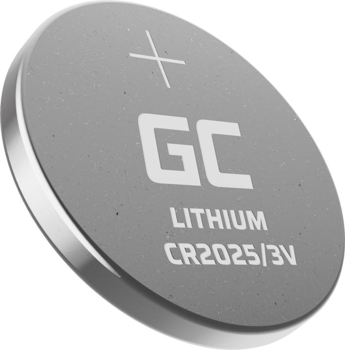 Image du produit GreenCell 5x Lithium CR2025 3V 160mAh Batteries - Pile - CR2025 (5 pcs, CR2025, 160 mAh)