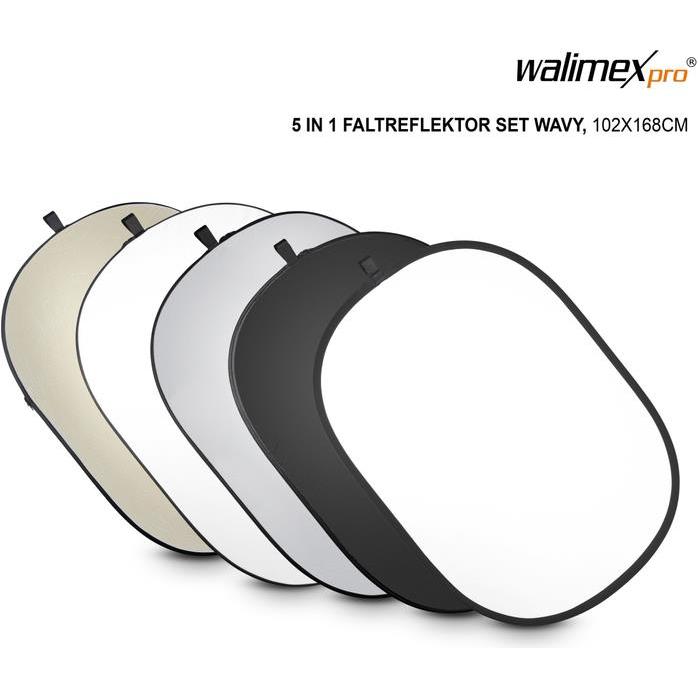 Thumbnail - Walimex 2in1 Falthintergrund grau/blau, 180x210cm (180 cm, 180 cm), Hintergrundsystem, Grau, Blau