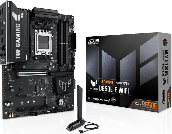 Image du produit ASUS MB TUF GAMING B650E-E WIFI (AM5, AMD B650E, ATX)