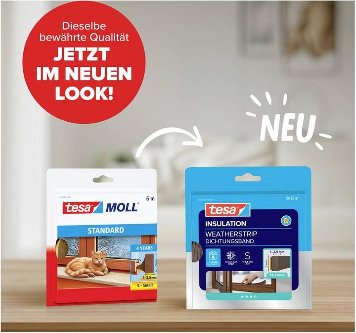 Produktbild tesa tesamoll STANDARD I-Profil Schaumstoffdichtung