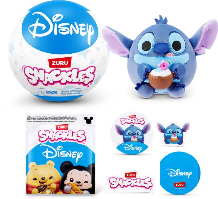 Produktbild Magni Plüsch Snackles Disney Serie 1 8fach sortiert