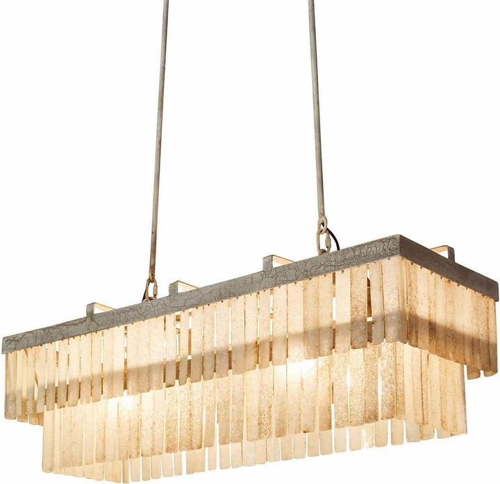 Loberon Lampadario Krauville grigio antico/crema