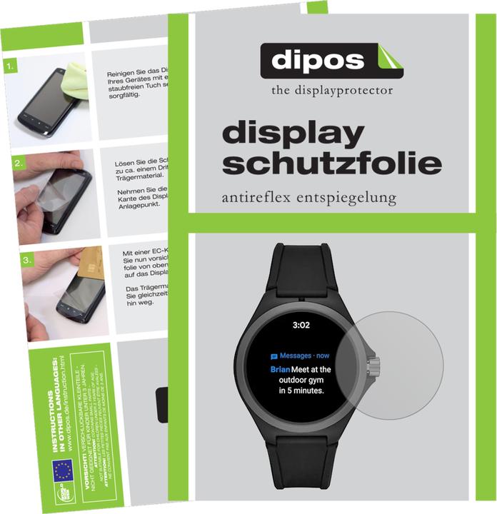 Actual product image Dipos Screen Protector Anti-Glare (PT9100 Smartwatch)