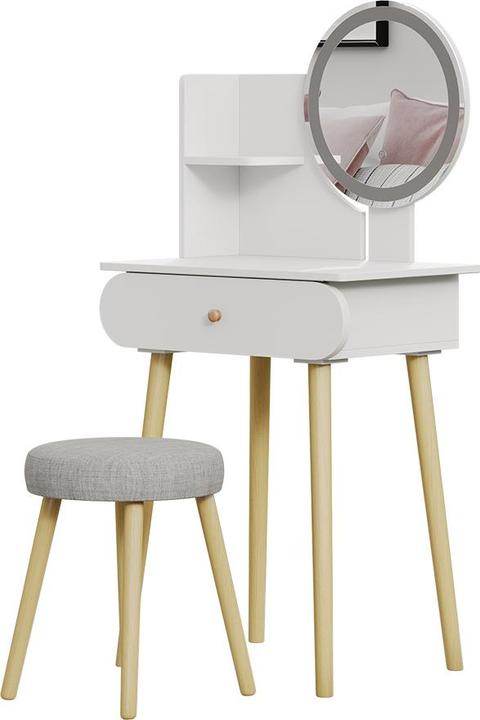 Actual product image Vicco Edda with stool (60 x 40 x 127 cm)