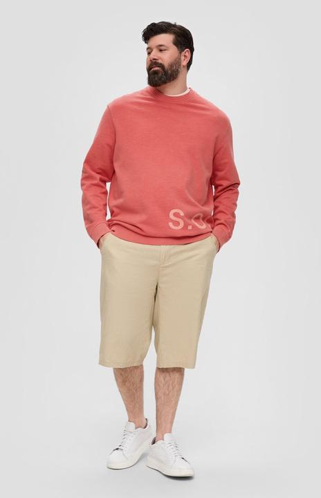 Produktbild s.Oliver Sweatshirt Baumwoll-Sweatshirt mit Logo-Print (5XL)