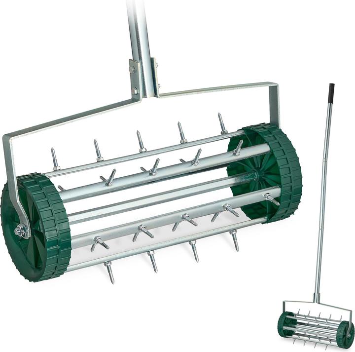 Actual product image Relaxdays Lawn aerator