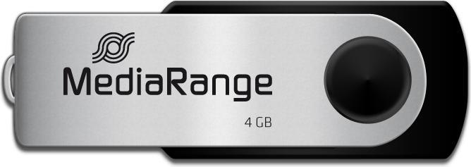 Actual product image MediaRange Memory Drive 2.0 Swivel (4 GB, USB-A)