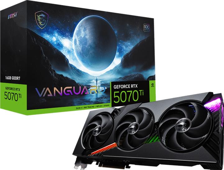 Actual product image MSI GeForce RTX 5070 Ti VANGUARD SOC (16 GB)