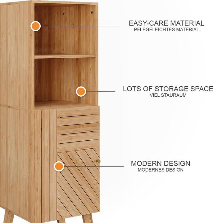 Actual product image Vicco Lucie (40 x 36 x 124 cm)