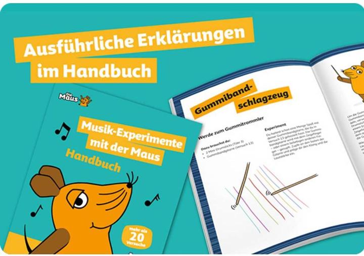 Actual product image Franzis Music experiments with the mouse German
