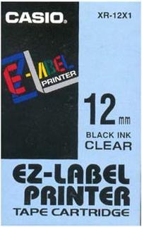 Immagine prodotto Casio XR-12X1 Etichette autoadesive (1.20 cm, Trasparente)