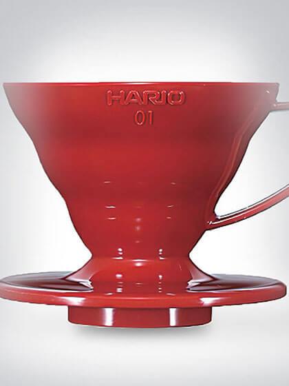 Produktbild Hario Porzellan Kaffeefilter V60 rot