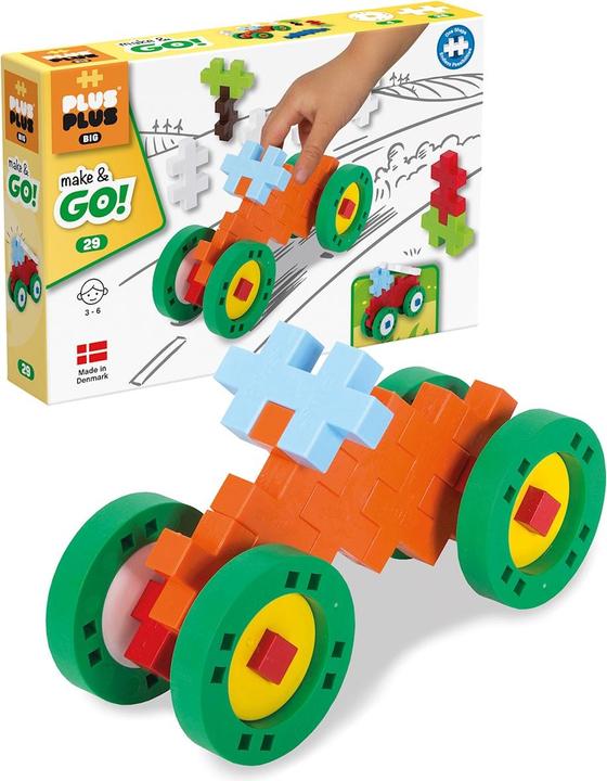 Actual product image Plus-Plus Creative building blocks BIG vehicles