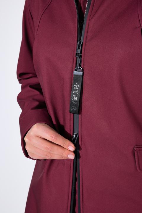 Produktbild Ulla Popken HYPRAR Softshelljacke, wasserabweisend, Kapuze (50, 52)