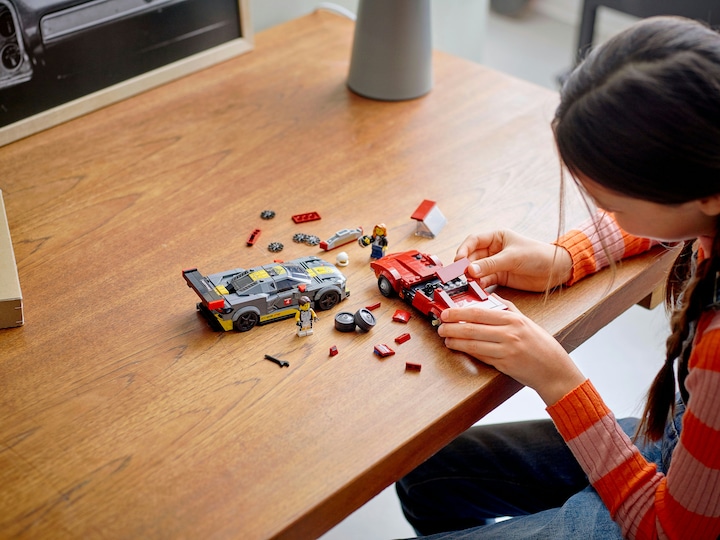 Produktbild LEGO Chevrolet Corvette C8.R & 1969 (76903, LEGO Speed Champions)