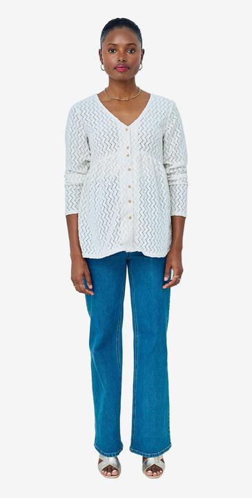 Produktbild Vertbaudet Shirtbluse für Schwangerschaft und Stillzeit aus Jacquard-Strick (42)