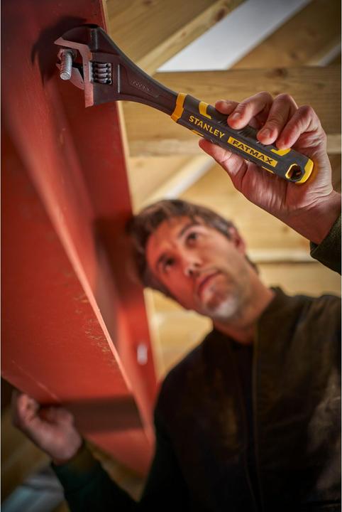 Produktbild Stanley FATMAX Verstellbarer Rollgabelschlüssel 6 mit BiMaterial Griff für hohen Komfort und Kontrolle (10  mm, 11 mm, 12 mm, 13 mm, 14 mm, 15 mm, 16 mm, 17 mm, 18 mm, 19 mm, 20 mm, 21 mm, 22 mm, 23 mm, 24 mm, 3 mm, 4 mm, 5 mm, 6 mm, 7 mm, 8 mm, 9 mm)