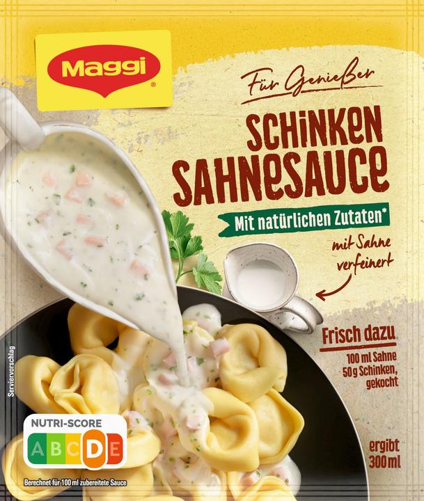 Maggi POUR LES GENIERS Sauce à la crème de jambon, donne 300ml