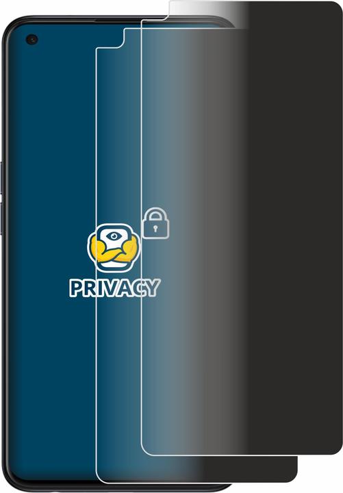 Actual product image BROTECT Anti-spy privacy film Blue light protection film (2 Piece, Oppo Find X3 Lite)