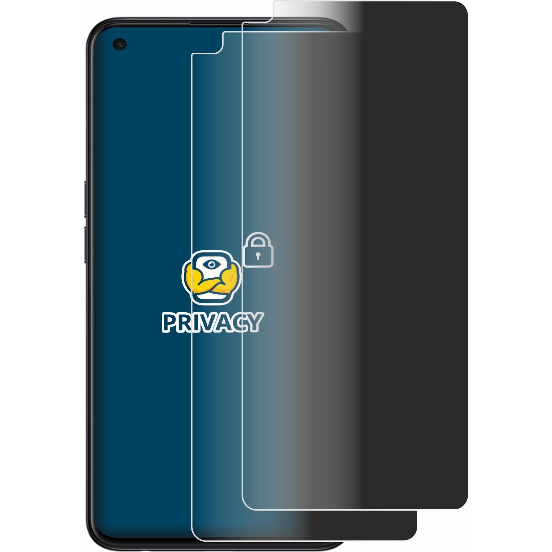 Thumbnail - BROTECT Sichtschutzfolie Anti-Spy Privacy Folie Blaulicht-Schutz (2 Stück, Oppo Find X3 Lite), Smartphone Schutzfolie, B...