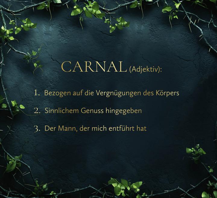 Actual product image Carnal Urges (German, J. T. Geissinger, 2025)
