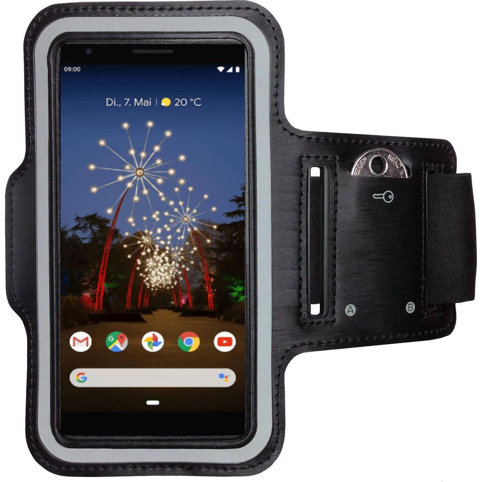 CoverKingz Sportarmband für Google Pixel 3a XL, Smartphone Sportarmband, Schwarz