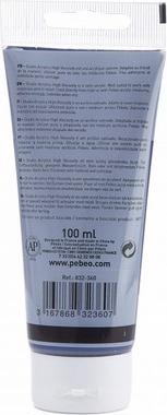 Actual product image Pebeo Studio Acrylics fine acrylic (Black-blue Iridescent, 100 ml)