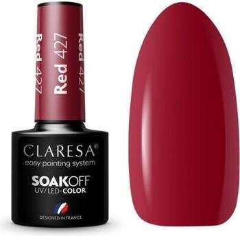 Produktbild Claresa 427 Roter UV-Nagellack 5ml (Red UV, UV-Gel Lack)