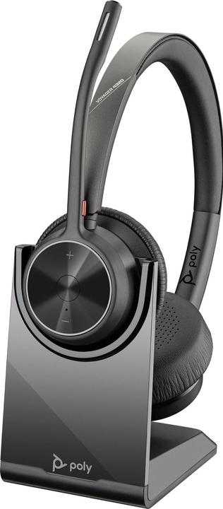 Actual product image HP Poly 21847801 headset Wireless Headband OfficeCall centre USB TypeC Bluetooth Black (Wireless, USB-C, Microsoft teams)