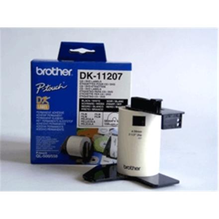 Actual product image Brother DK-11207 CD/DVD label (58 mm)
