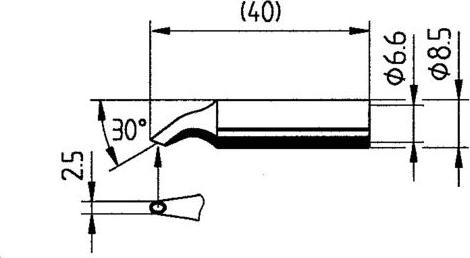 Produktbild Kurtz Ersa Lötspitzen zu MULTI-SPRINT 960 und MULTI-TC (Lötspitze)