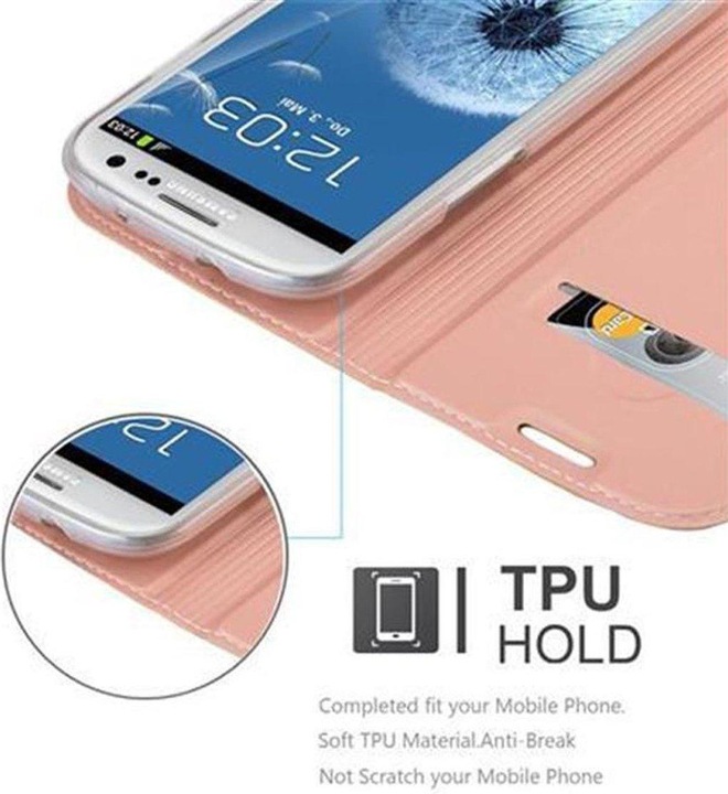 Actual product image Cadorabo Book Classy Style Cover (Samsung Galaxy S3)