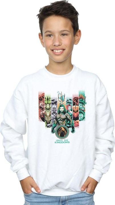 Produktbild Jungen Aquaman vereinigen die Königreiche Sweatshirt (152, 158)