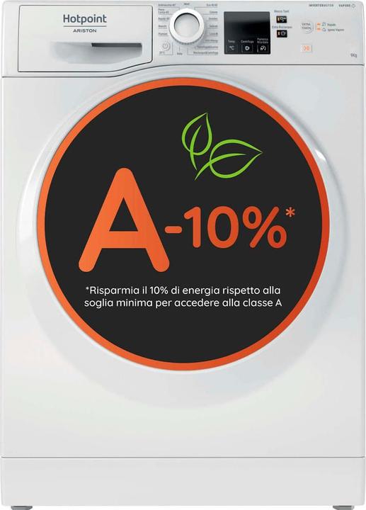 Immagine prodotto Hotpoint Ariston Lavatrice NF97WK IT 9Kg Classe A-10% vapore (9 kg, A sinistra)
