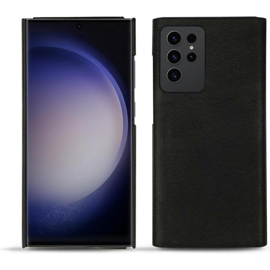 Noreve Lederschutzhülle (Samsung Galaxy S23 Ultra), Smartphone Hülle, Schwarz