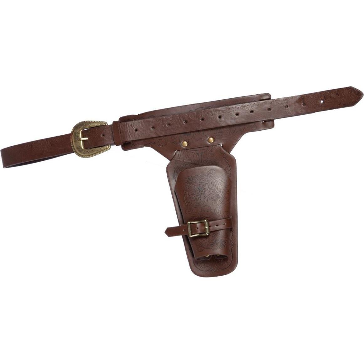 Metamorph Pistolenholster mit Gürtel braun