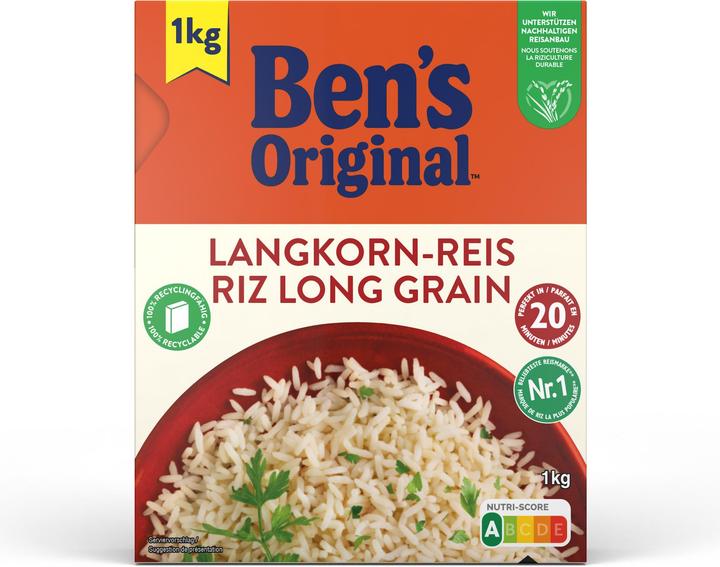 Immagine prodotto Ben's Original Riso a grana lunga 20 minuti (1000 g)