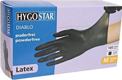 Produktbild Hygostar Latex-Handschuh Diablo (M)