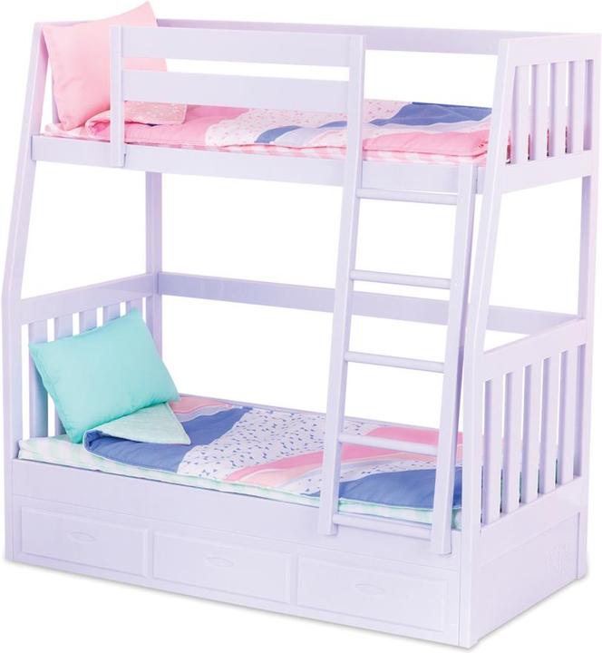 Actual product image Our Generation Bunk bed lilac