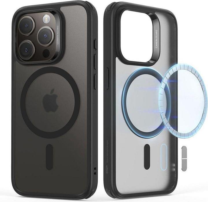 Actual product image ESR Ch Halolock Magsafe Iphone 15 Pro Max Frosted Black (Apple iPhone 15 Pro Max)
