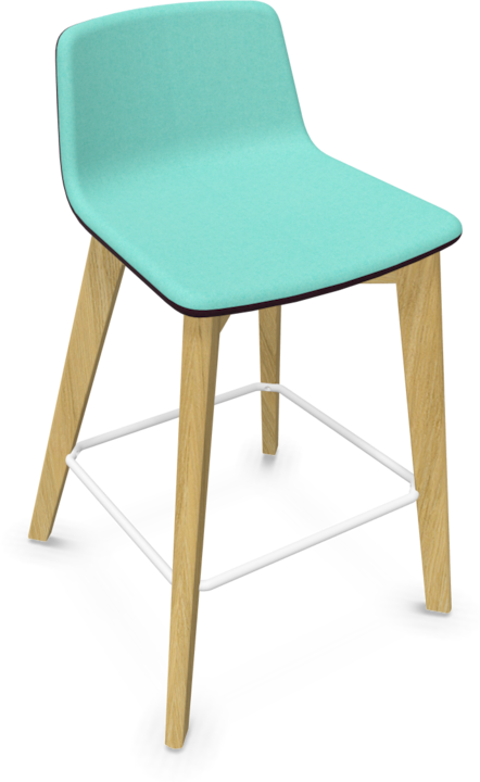 Mint, White, Bordeaux - Red melange, Ash natural light grey stained