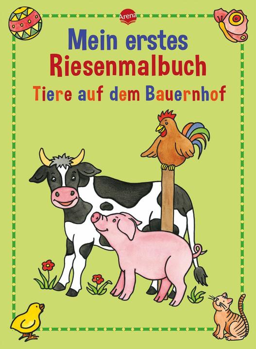 Ferme géante de livres à colorier