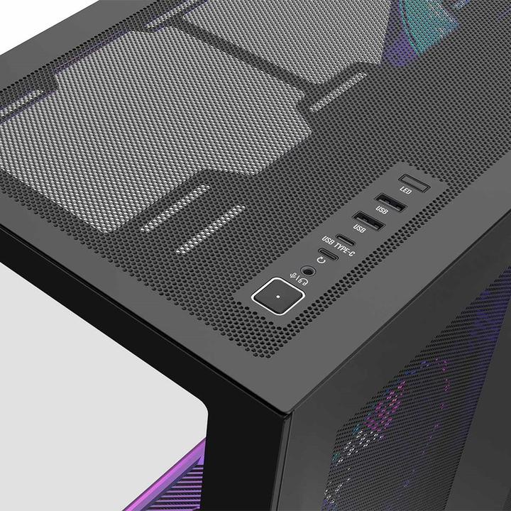 Immagine prodotto Modecom Obudowa Space XL Argb Full Tower 5f Czarna (ATX, E-ATX, mATX, Mini-ITX)