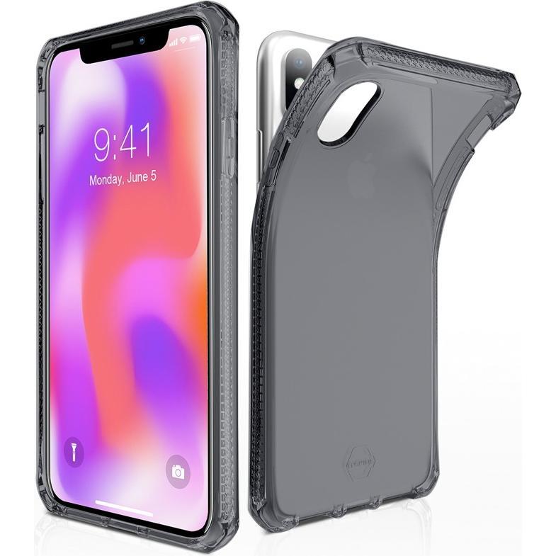 Thumbnail - Itskins Drop-Protection Cover (Apple iPhone XS Max), Smartphone Hülle, Transparent, Schwarz